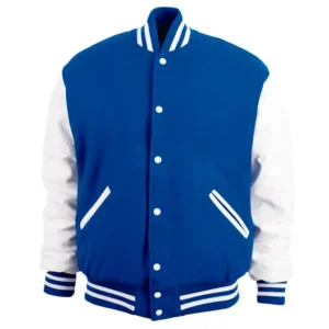 BaseBAll Jacket Blue and White
