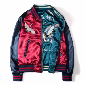 BaseBAll Jacket Blue and Red