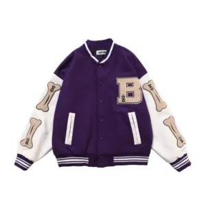 BaseBAll Jacket Purple