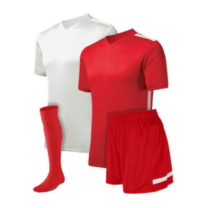 Soccer Uniform Red White