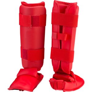 Shin Instep Solid Red