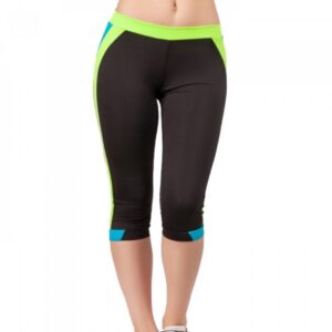 Spats Legging Black with green Belt