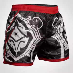 MMA Shorts with red Belt