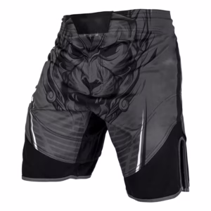 MMA Shorts Gray Black