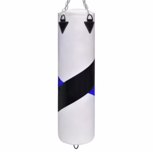 Punching Bag White and Black