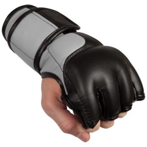 MMA Gloves Black and Gray