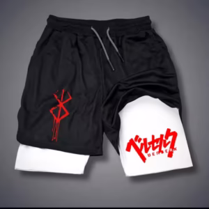Hybrid Shorts White and Black