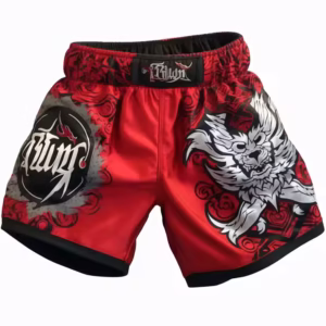 Muay Thai Red Printed