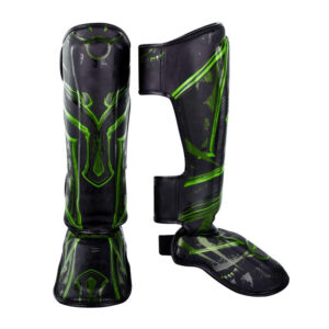 Shin Instep Black and Green