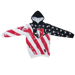 Sublimation Hoodie Red Black