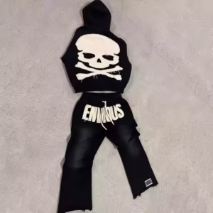 Tracksuit 52 Black with hoodie